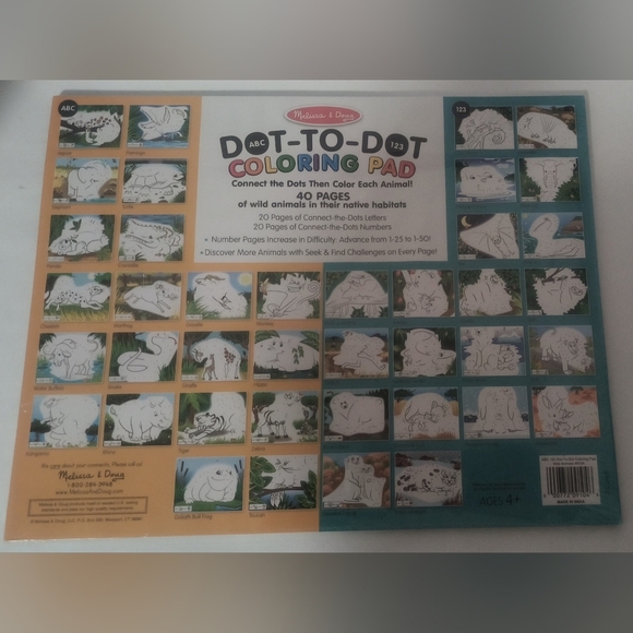 [5x$20] New Dot to Dot Coloring Big Book / NWT - Picture 2 of 2